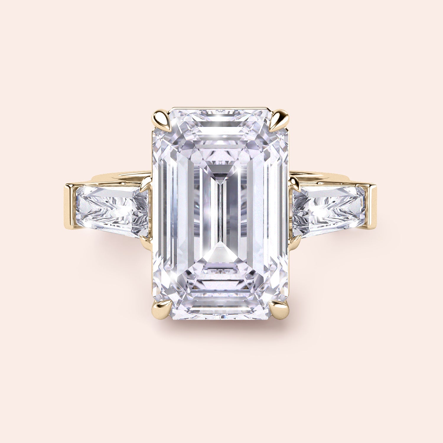 Exquisite pear-shaped diamond ring in 14K/18K gold or platinum, adorned with halo diamond accents for an elegant touch. |
#14KRecycledYellowGold
#18KRecycledYellowGold