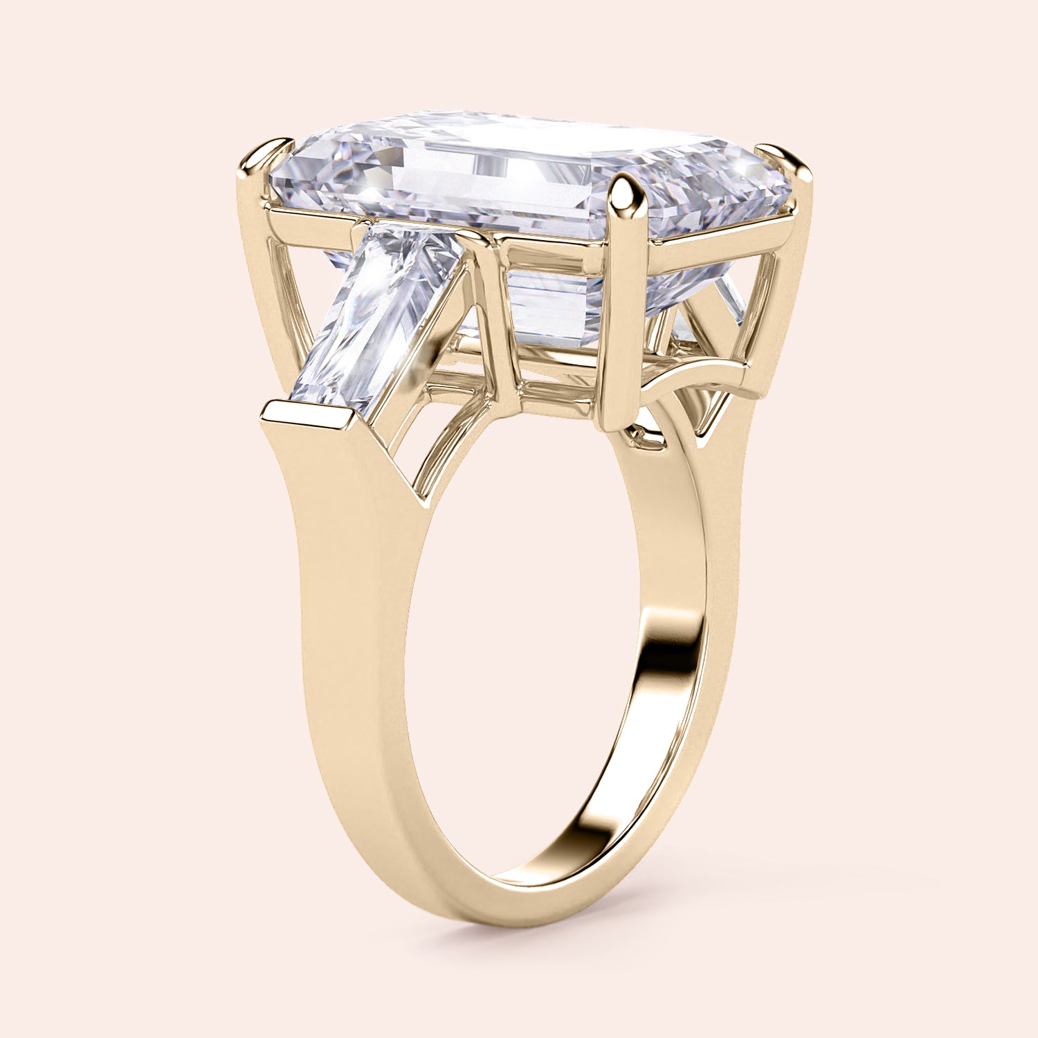 Exquisite pear-shaped diamond ring in 14K/18K gold or platinum, adorned with halo diamond accents for an elegant touch.|
#14KRecycledYellowGold
#18KRecycledYellowGold