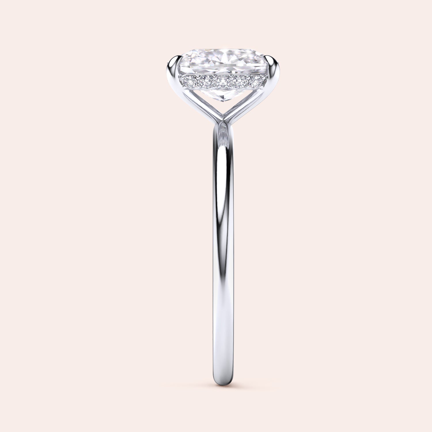 Elegant oval diamond solitaire engagement ring in luxurious 14K, 18K gold, or platinum, showcasing exquisite craftsmanship. |

#14KRecycledWhiteGold
#18KRecycledWhiteGold
#Platinum







