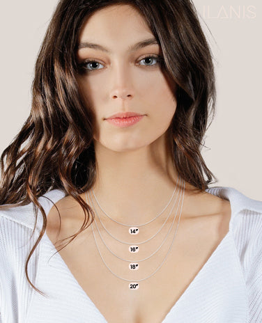 Necklace size chart | #14KRecycledYellowGold #18KRecycledYellowGold
#14KRecycledWhiteGold #18KRecycledWhiteGold #Platinum

#14KRecycledRoseGold #18KRecycledRoseGold