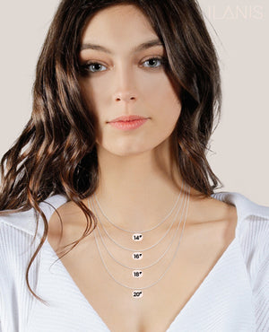 Necklace size chart 
