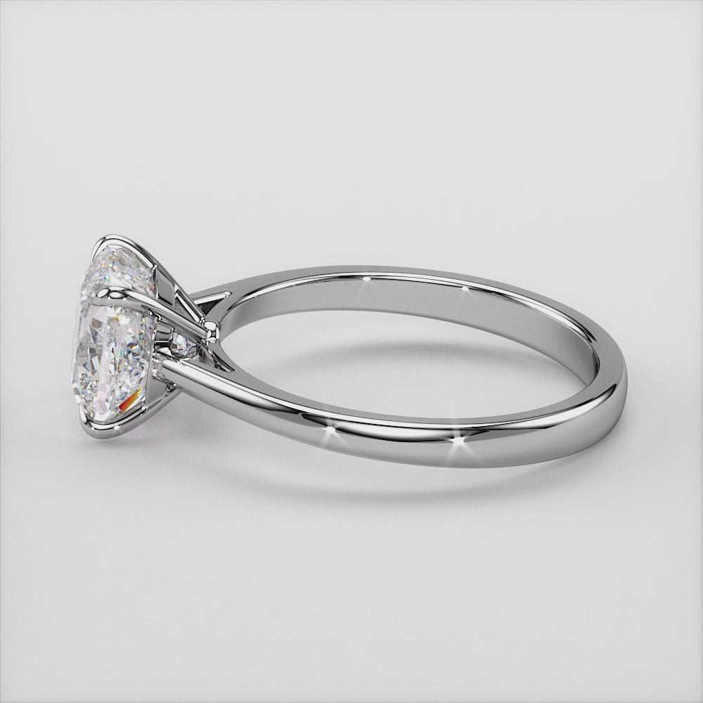 "Elegant 14K white gold Lyra cushion classic solitaire cathedral engagement ring, perfect for timeless love and memorable proposals.|

#14KRecycledWhiteGold
#18KRecycledWhiteGold
#14KRecycledRoseGold
#18KRecycledRoseGold
#14KRecycledYellowGold
#18KRecycledYellowGold















#Platinum"
