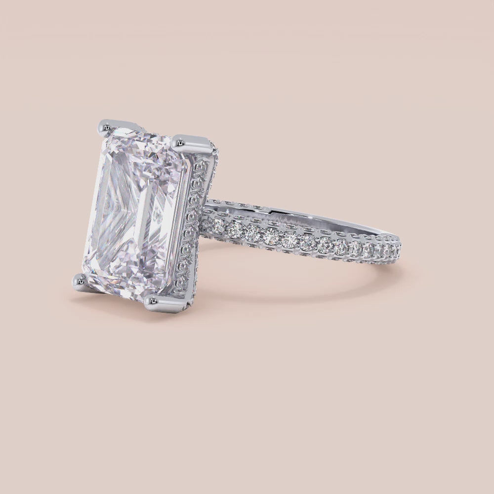 14K white gold pear-shaped engagement ring with hidden halo accents and 3D pave design, perfect for romantic proposals. |

#14KRecycledWhiteGold
#18KRecycledWhiteGold








#Platinum"
