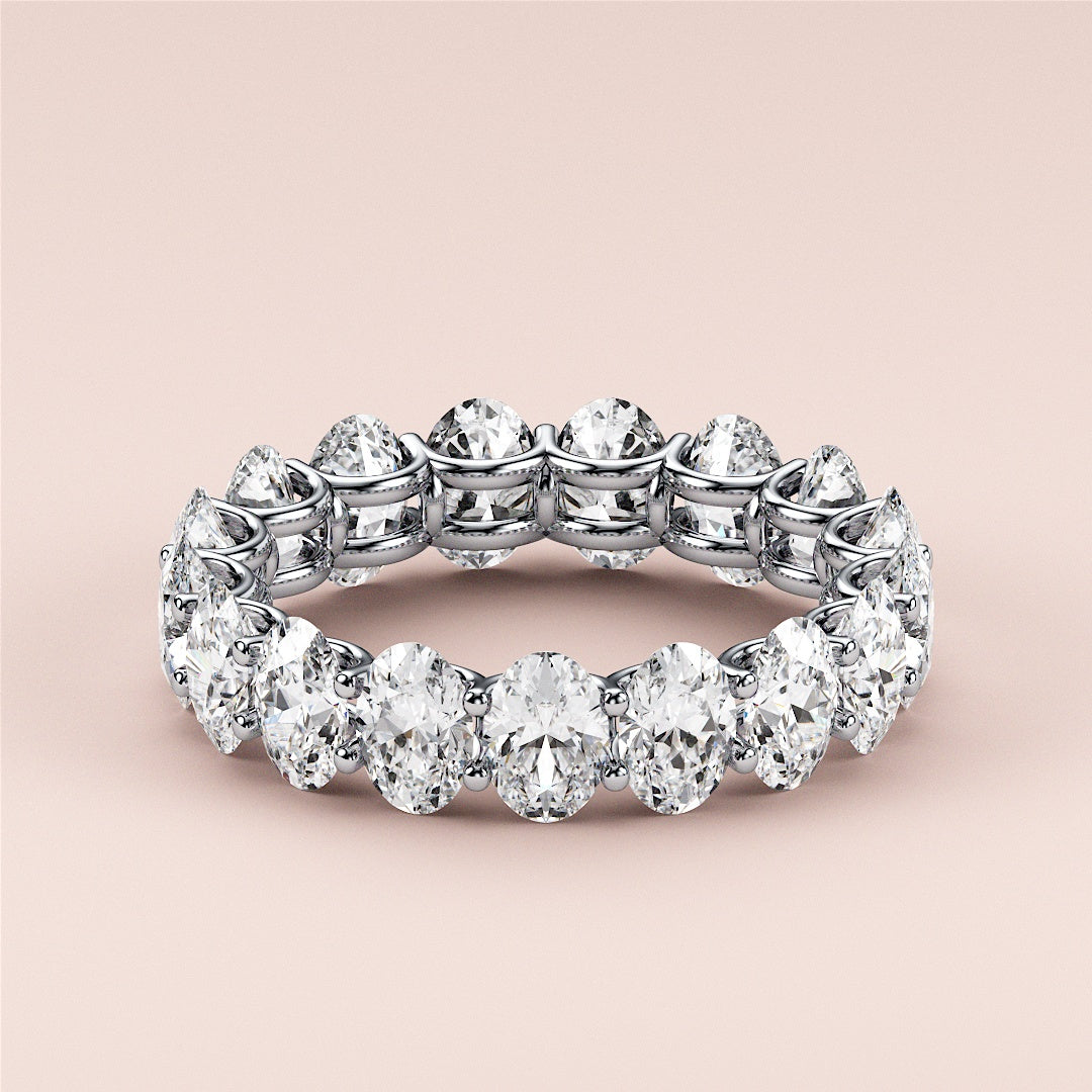 14K or 18K white gold round brilliant cut diamond eternity wedding band, beautifully crafted with sparkling diamonds. |
 #14KRecycledWhiteGold
 #18KRecycledWhiteGold
 
 
 
 
 #Platinum