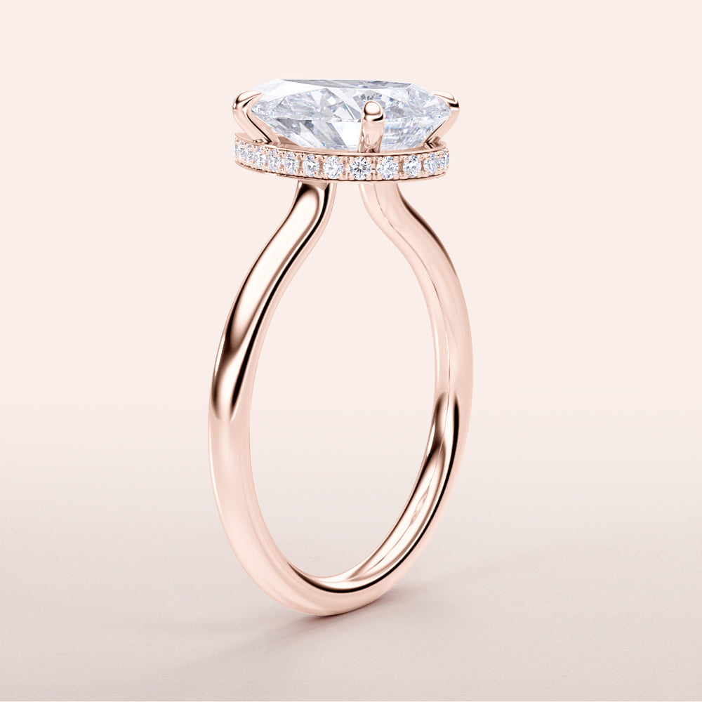 14K/18K Rose Gold or Platinum Ring with Hexagon Diamond,Pave Setting, and Hidden Halo Design â€“ Elegant Engagement Choice|







#14KRecycledRoseGold
#18KRecycledRoseGold


