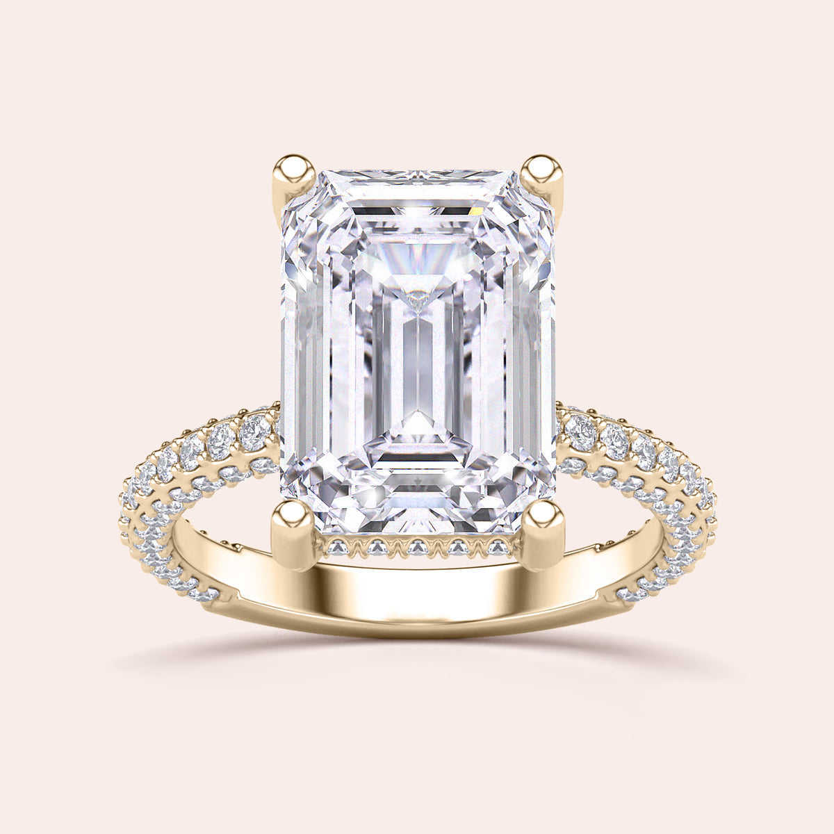 Exquisite pear-shaped diamond ring in 14K/18K gold or platinum, adorned with halo diamond accents for an elegant touch.