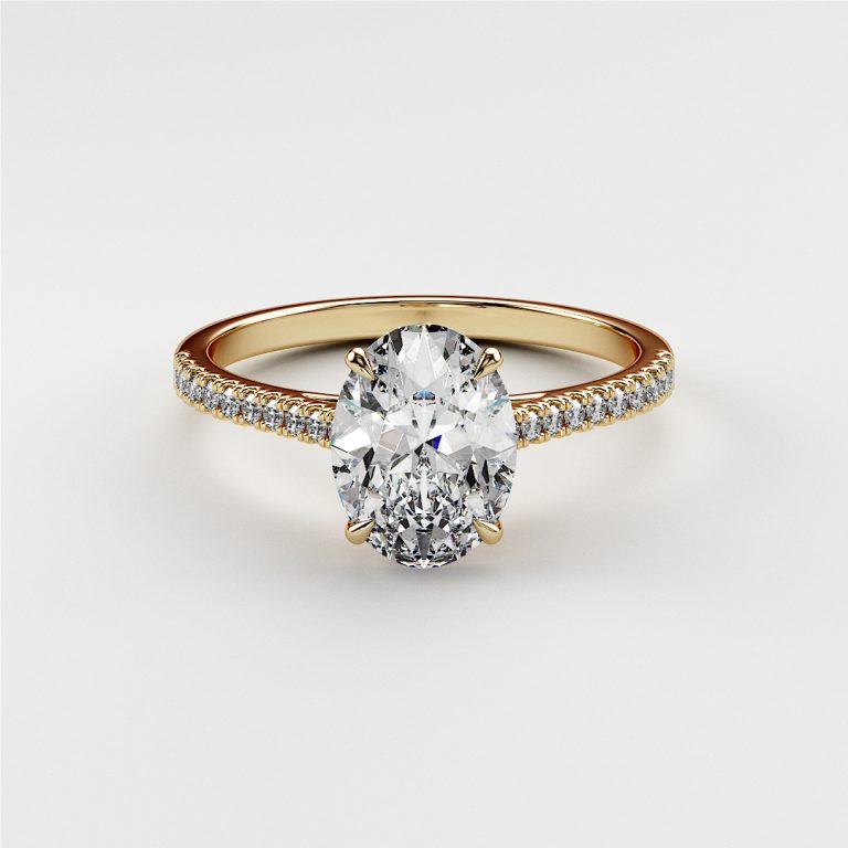 Nova Oval Cut Engagement Ring | ILANIS