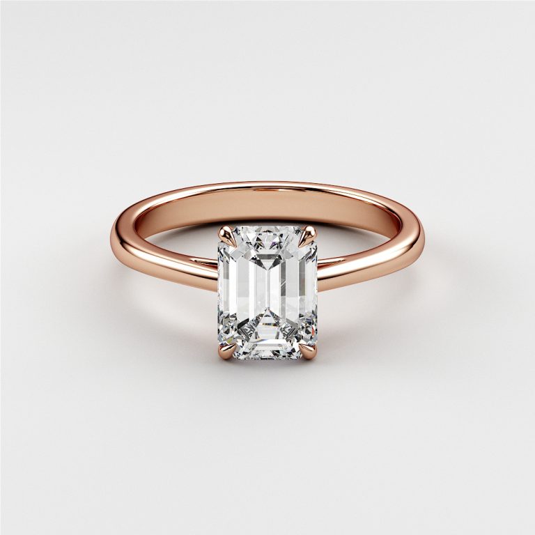 Orion Emerald Cut Engagement Ring | ILANIS